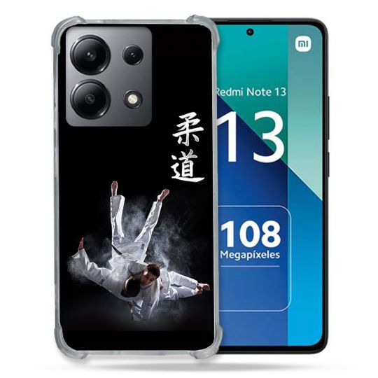 Coque Renforcée Shatterproof Pour Xiaomi Redmi Note 13 4G Sport Judo Noir