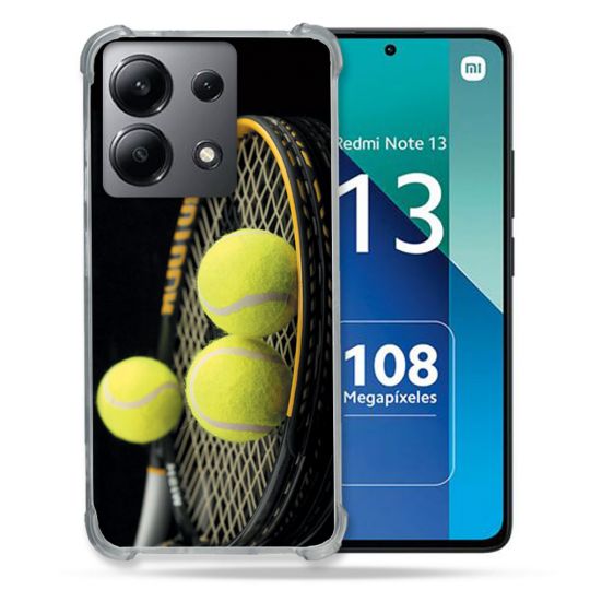 Coque Renforcée Shatterproof Pour Xiaomi Redmi Note 13 4G Sport Tennis Balls