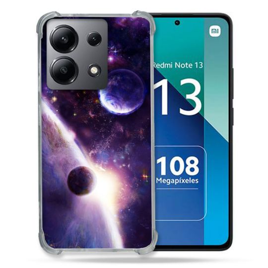 Coque Renforcée Shatterproof Pour Xiaomi Redmi Note 13 4G Univers Planete Stellaire