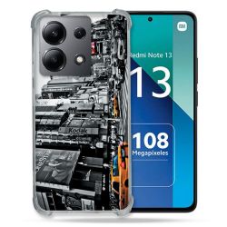 Coque Renforcée Shatterproof Pour Xiaomi Redmi Note 13 4G Voyage Amerique USA New York Taxi