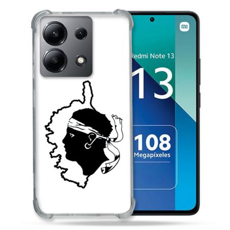 Coque Renforcée Shatterproof Pour Xiaomi Redmi Note 13 4G Voyage Corse Blanc