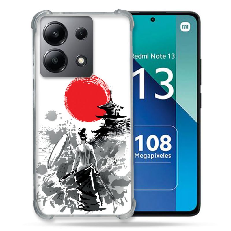 Coque Renforcée Shatterproof Pour Xiaomi Redmi Note 13 4G Voyage Japon Femme