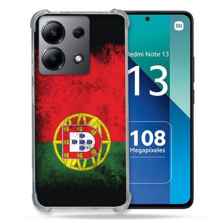 Coque Renforcée Shatterproof Pour Xiaomi Redmi Note 13 4G Voyage Portugal Drapeau