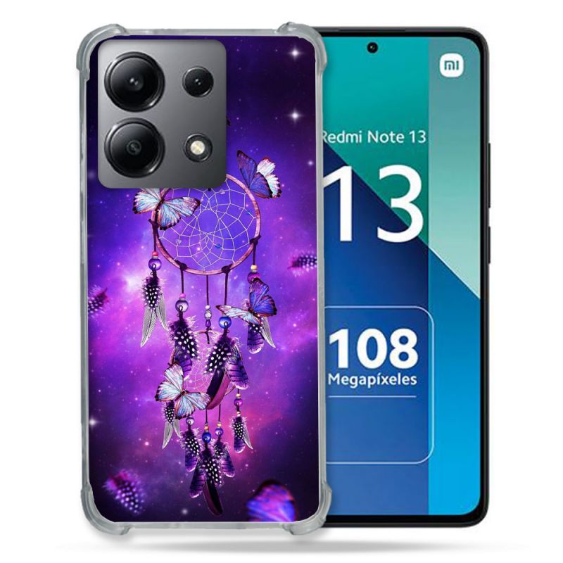 Coque Renforcée Shatterproof Pour Xiaomi Redmi Note 13 4G Zen Attrape Reve Papillon