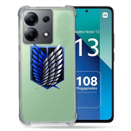 Coque Transparente Pour Xiaomi Redmi Note 13 4G Attaque Titan Logo