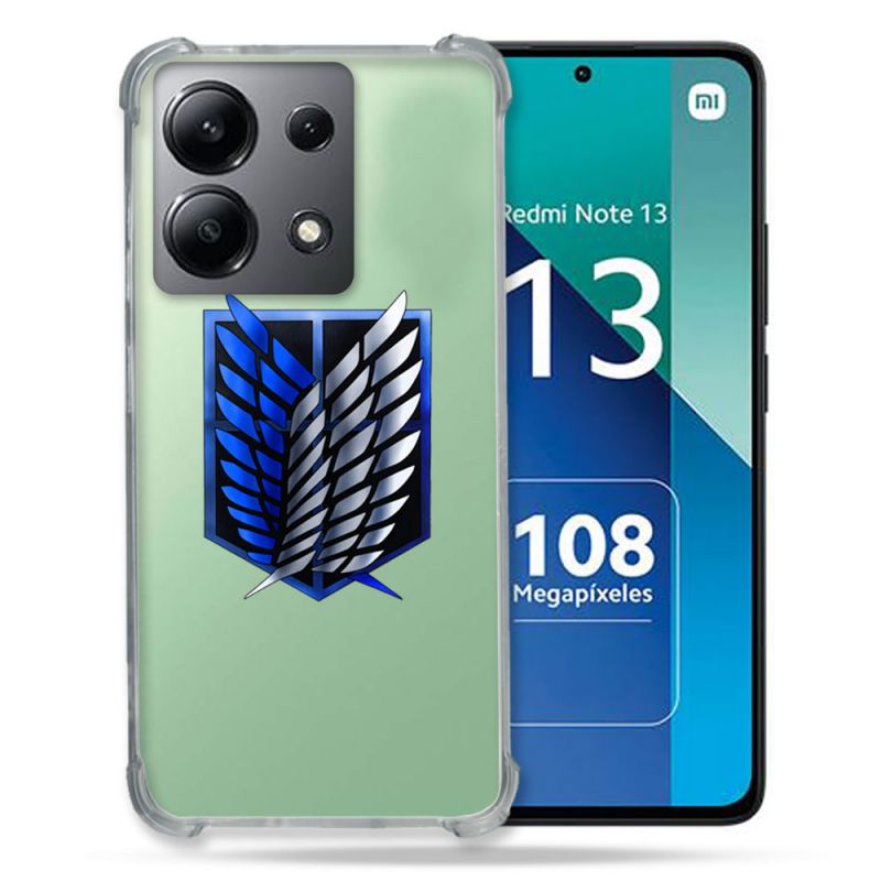 Coque Transparente Pour Xiaomi Redmi Note 13 4G Attaque Titan Logo
