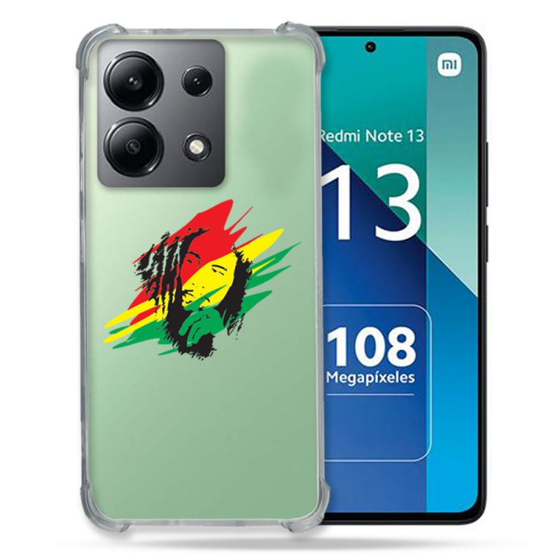 Coque Transparente Pour Xiaomi Redmi Note 13 4G Bob Marley Graf