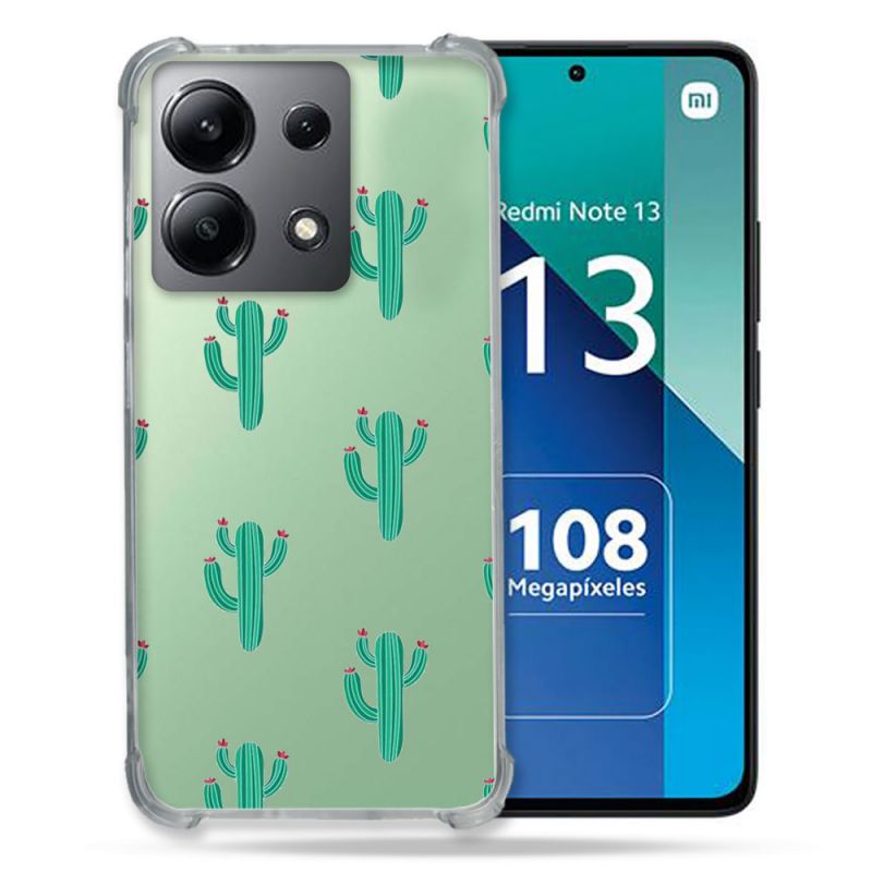 Coque Transparente Pour Xiaomi Redmi Note 13 4G Cactus