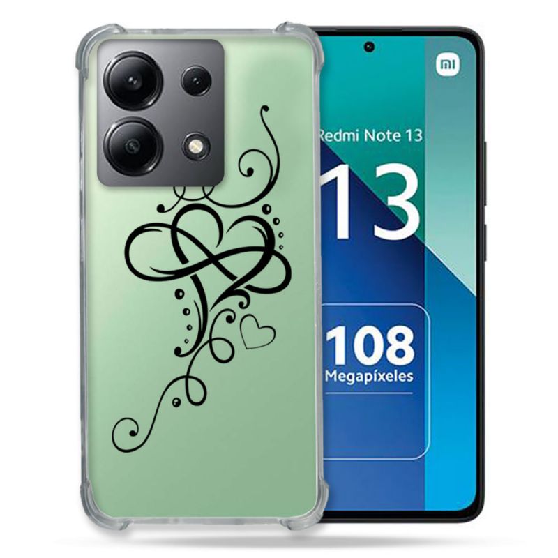 Coque Transparente Pour Xiaomi Redmi Note 13 4G Cœur infini