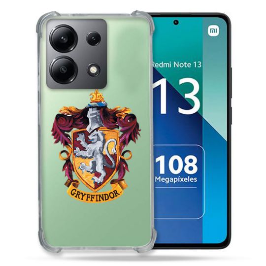 Coque Transparente Pour Xiaomi Redmi Note 13 4G Harry Potter Griffindor