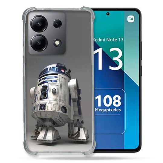 Coque Renforcée Shatterproof Pour Xiaomi Redmi Note 13 4G Star Wars - R2D2