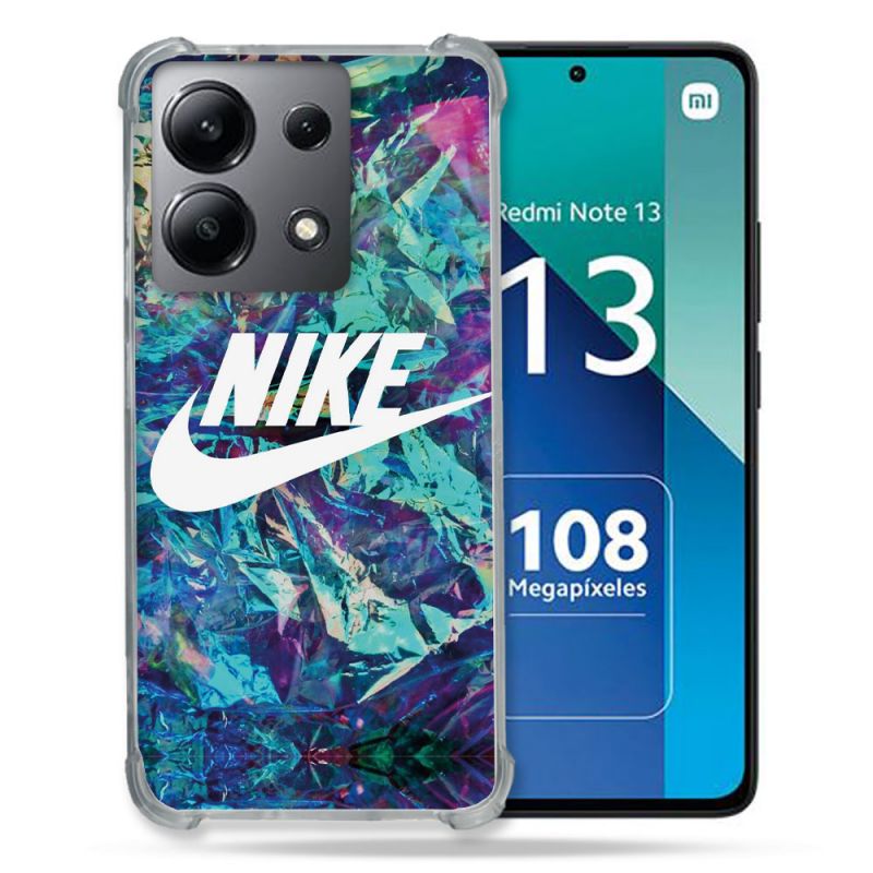 Coque Renforcée Shatterproof Pour Xiaomi Redmi Note 13 4G Nike Turquoise