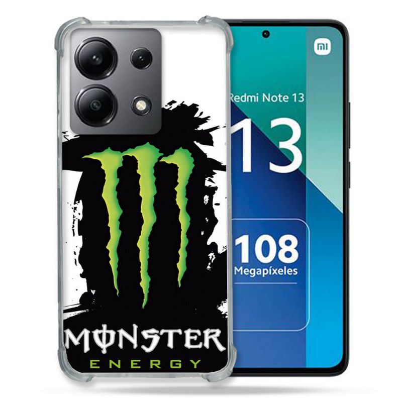 Coque Renforcée Shatterproof Pour Xiaomi Redmi Note 13 4G Monster Energy Tache