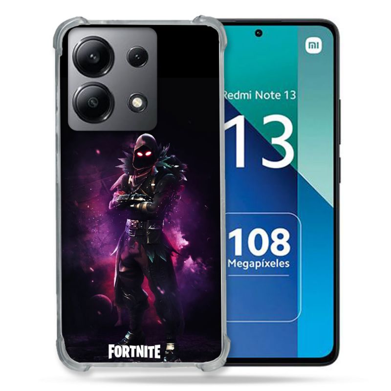 Coque Renforcée Shatterproof Pour Xiaomi Redmi Note 13 4G Fortnite Raven