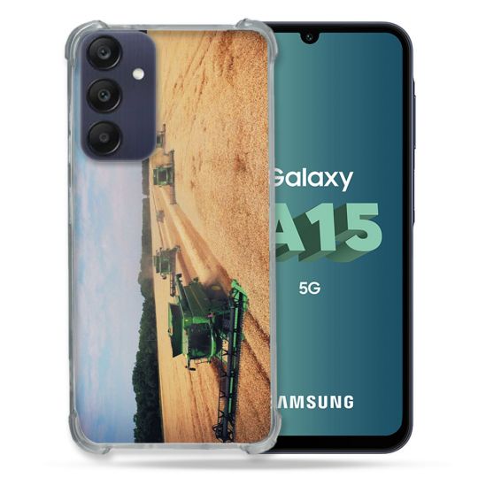 Coque Renforcée Pour Samsung Galaxy A15 4G / 5G Agriculture Moissonneuse