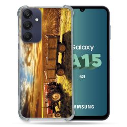Coque Renforcée Pour Samsung Galaxy A15 4G / 5G Agriculture Tracteur Color