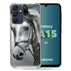 Coque Renforcée Pour Samsung Galaxy A15 4G / 5G Animal Cheval Blanc