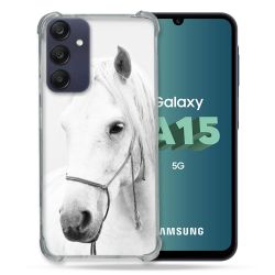 Coque Renforcée Pour Samsung Galaxy A15 4G / 5G Animal Cheval Cristal