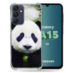 Coque Renforcée Pour Samsung Galaxy A15 4G / 5G Animal Panda Color