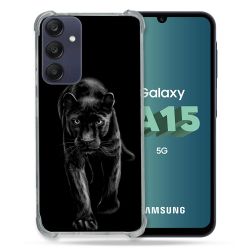 Coque Renforcée Pour Samsung Galaxy A15 4G / 5G Animal Panthère Noire