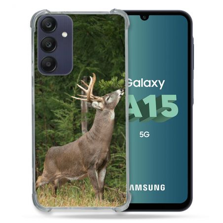 Coque Renforcée Pour Samsung Galaxy A15 4G / 5G Chasse Cerf