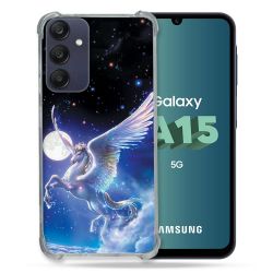 Coque Renforcée Pour Samsung Galaxy A15 4G / 5G Fantastique Licorne Céleste