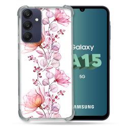 Coque Renforcée Pour Samsung Galaxy A15 4G / 5G Fleur Eclosion