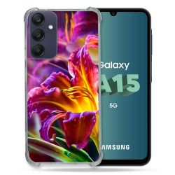 Coque Renforcée Pour Samsung Galaxy A15 4G / 5G Fleur Lys Color
