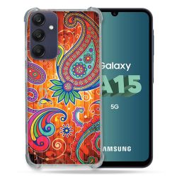 Coque Renforcée Pour Samsung Galaxy A15 4G / 5G Fleur Psychedelic
