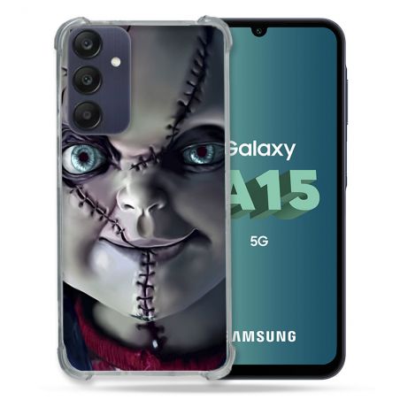 Coque Renforcée Pour Samsung Galaxy A15 4G / 5G Horreur Chucky Cicatrice