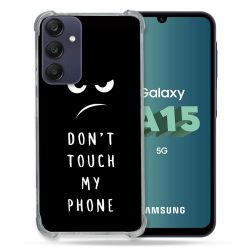 Coque Renforcée Pour Samsung Galaxy A15 4G / 5G Humour Don't Touch