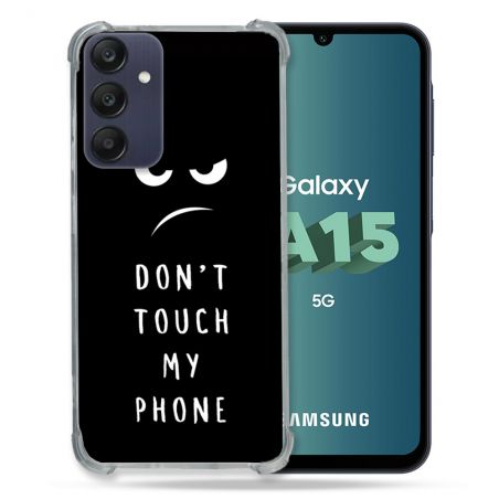 Coque Renforcée Pour Samsung Galaxy A15 4G / 5G Humour Don't Touch