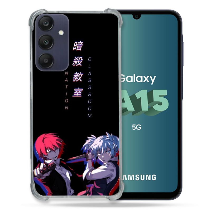 Coque Renforcée Pour Samsung Galaxy A15 4G / 5G Manga Assassination Classroom Duo