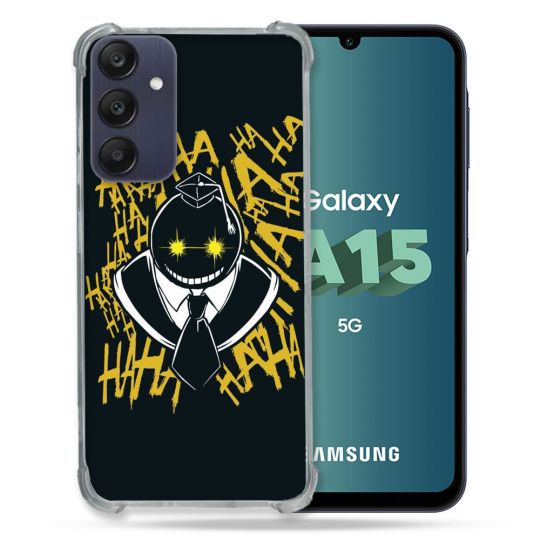 Coque Renforcée Pour Samsung Galaxy A15 4G / 5G Manga Assassination Classroom Kuro Noir
