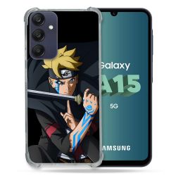 Coque Renforcée Pour Samsung Galaxy A15 4G / 5G Manga Boruto Tatouage