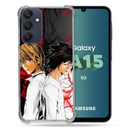 Coque Renforcée Pour Samsung Galaxy A15 4G / 5G Manga Death Note Duo