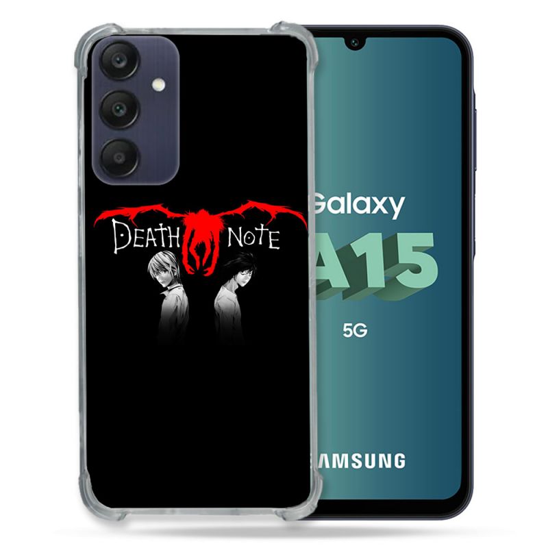 Coque Renforcée Pour Samsung Galaxy A15 4G / 5G Manga Death Note Noir