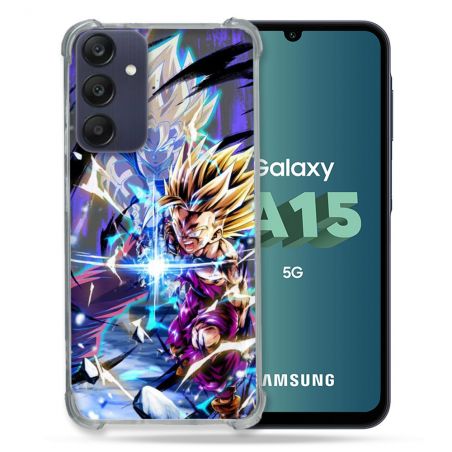 Coque Renforcée Pour Samsung Galaxy A15 4G / 5G Manga Dragon Ball Sangohan Duo