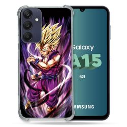Coque Renforcée Pour Samsung Galaxy A15 4G / 5G Manga Dragon Ball Sangohan Violet