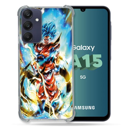 Coque Renforcée Pour Samsung Galaxy A15 4G / 5G Manga Dragon Ball Sangoku Blanc
