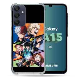 Coque Renforcée Pour Samsung Galaxy A15 4G / 5G Manga My Hero Academia Noir
