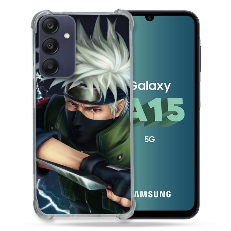 Coque Renforcée Pour Samsung Galaxy A15 4G / 5G Manga Naruto Kakashi