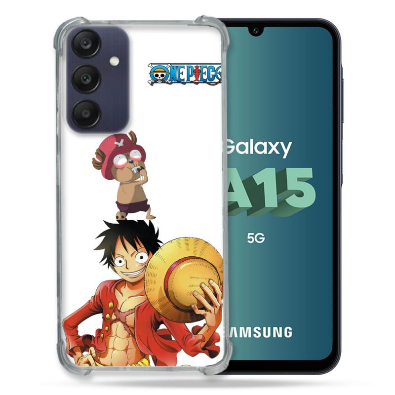 Coque Renforcée Pour Samsung Galaxy A15 4G / 5G Manga One Piece Chopper