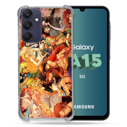 Coque Renforcée Pour Samsung Galaxy A15 4G / 5G Manga One Piece Nakama