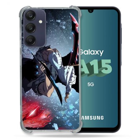 Coque Renforcée Pour Samsung Galaxy A15 4G / 5G Manga Solo Leveling Sung Epee