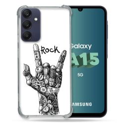 Coque Renforcée Pour Samsung Galaxy A15 4G / 5G Musique Rock Main
