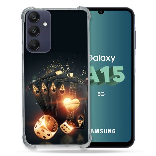 Coque Renforcée Pour Samsung Galaxy A15 4G / 5G Poker Des