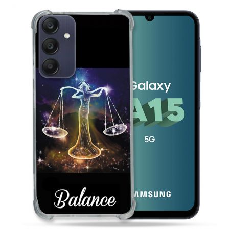 Coque Renforcée Pour Samsung Galaxy A15 4G / 5G Signe Zodiaque 2 Balance