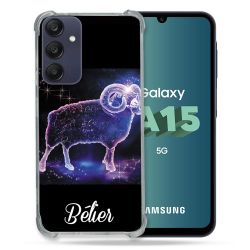 Coque Renforcée Pour Samsung Galaxy A15 4G / 5G Signe Zodiaque 2 Bélier