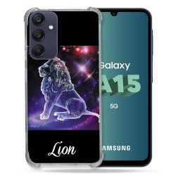 Coque Renforcée Pour Samsung Galaxy A15 4G / 5G Signe Zodiaque 2 Lion